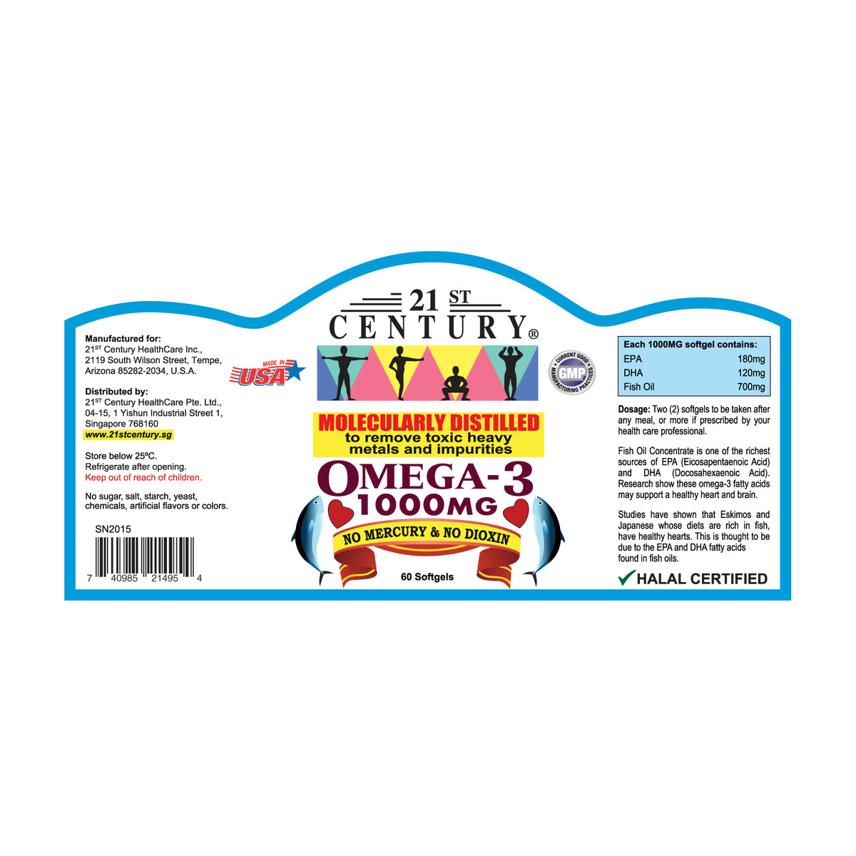 21st century hotsell omega 3 review