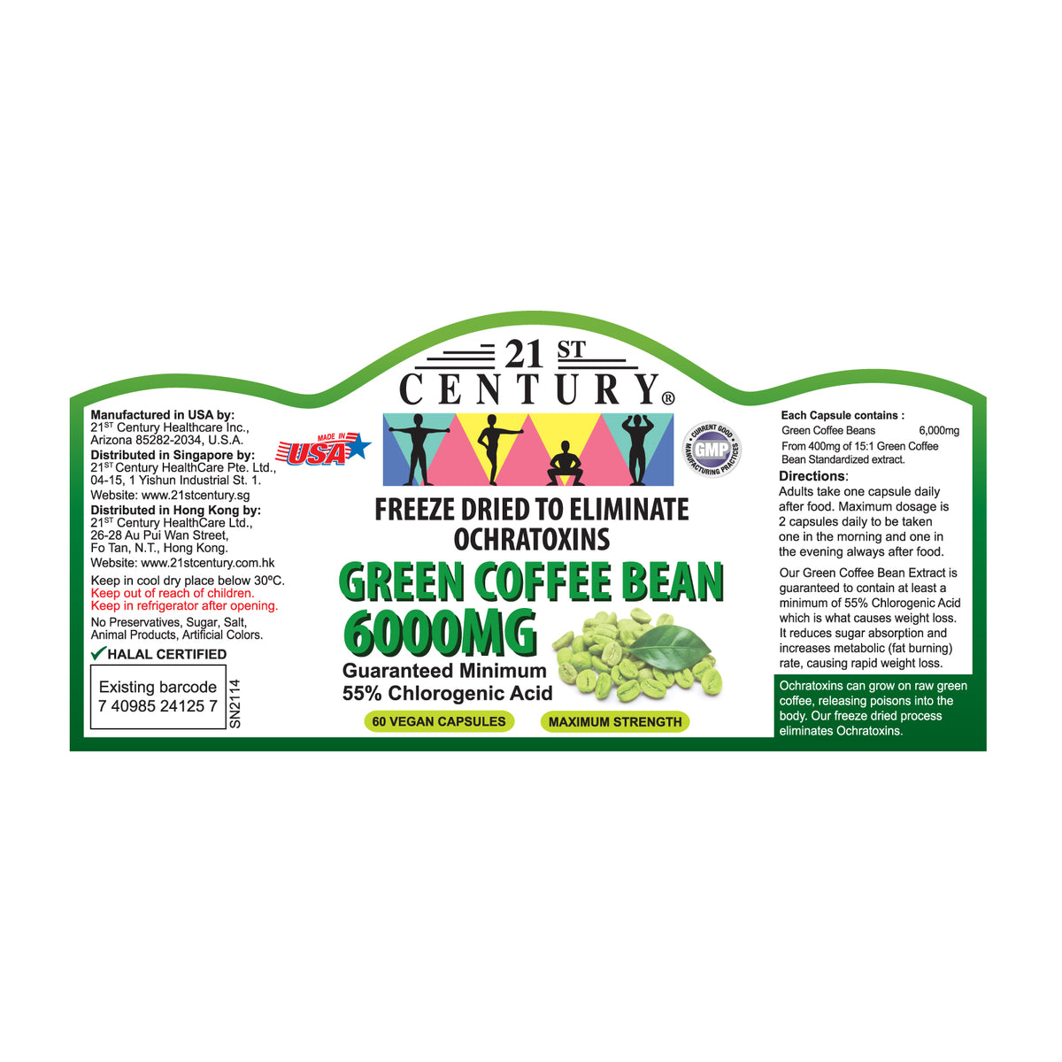 Nutravita Chlorogenic Acid Extract 6000mg