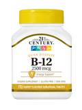 B-12 2500mcg Sublingual Tab 110's