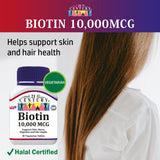 Biotin 10,000mcg 60's