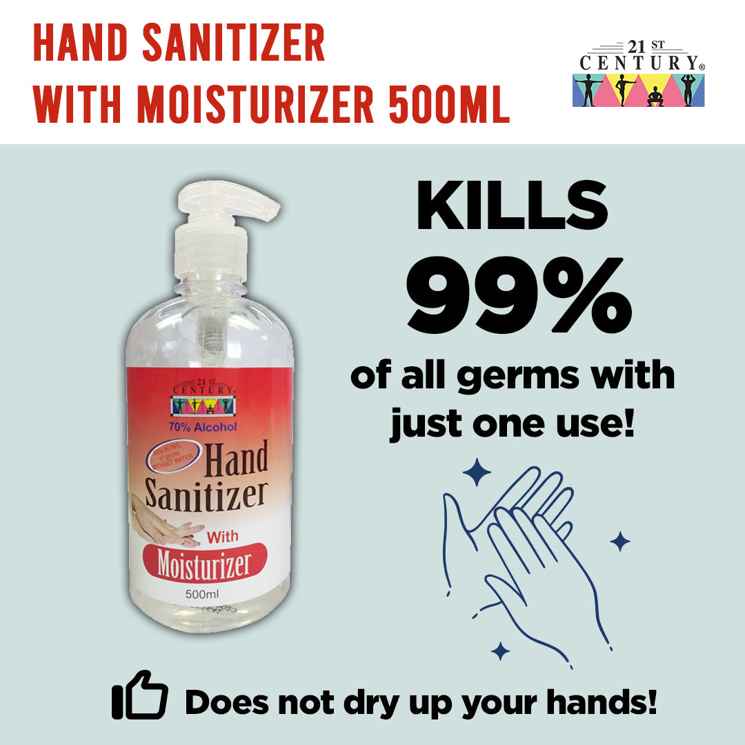 Hand sanitizer deals with moisturizer