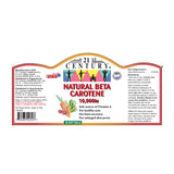 Natural Beta Carotene 10,000IU 60's