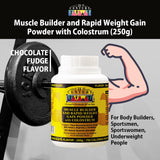 Muscle Builder & Rapid Weight Gain Powder with Colostrum (Chocolate Flavor) 250g