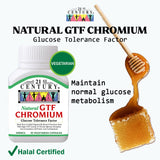 Natural GTF Chromium 200mcg 30's