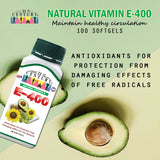 Vitamin E-400 (Natural) 100's