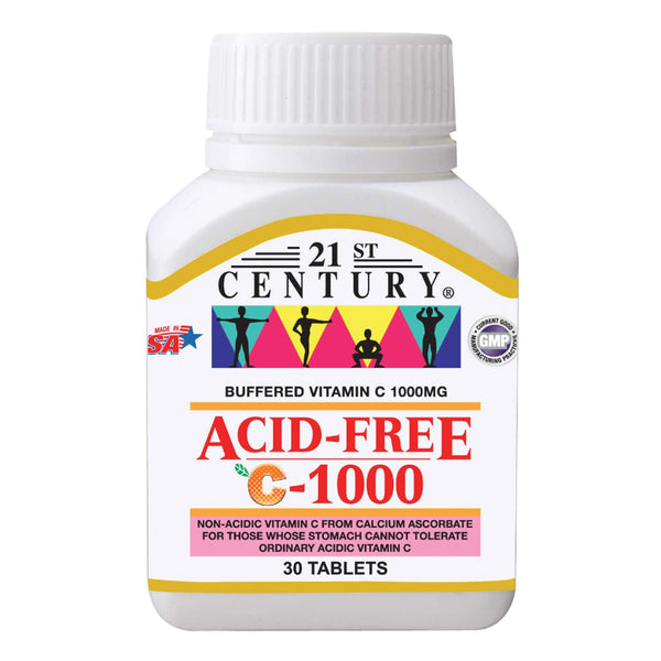 Acid-Free C 1000mg 30's