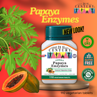 *NEW LOOK!* Papaya Enzyme Chewable tablets 110's