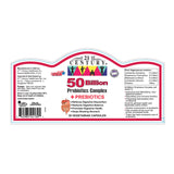 50 Billion Probiotics Complex + Prebiotics 30's
