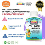 21st Century Collagen 90 Fruit Pectin Gummies (NEW Tropical Flavor)