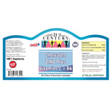 21 St Century Chewable Zinc Plus Vitamins C + B6 60's Cherry Flavoured Lozenges