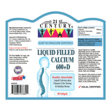 Liquid Filled Calcium 600+D 90's