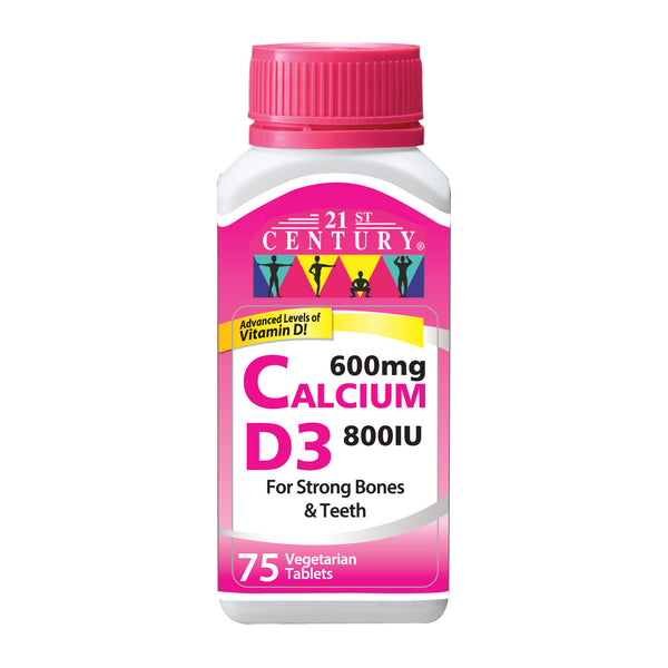 Calcium 600mg + D3 800IU 75’s