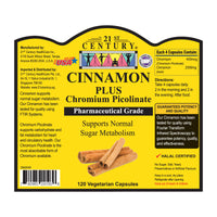 Cinnamon Plus Chromium Picolinate 120's