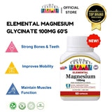 *NEW* 21st Century Elemental Magnesium 100mg with Magnesium Glycinate 60 Capsules