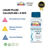 Liquid Filled Calcium 600+D 90's