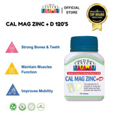 Cal Mag Zinc + D 120's