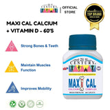 21st Century Maxi Cal 60's (Calcium + Vitamin D)