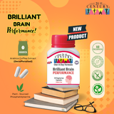 [NEW] 21st Century Brilliant Brain Performance 30 Vegetarian Capsules