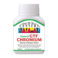 Natural GTF Chromium 200mcg 30's
