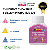 *NEW* 21st Century Children's Chewable 5 Billion Probiotics 50 Tablets