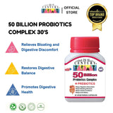 50 Billion Probiotics Complex + Prebiotics 30's