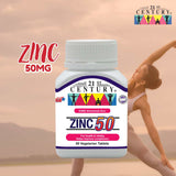 21st Century Zinc 50MG 60 Vegetarian Tablets