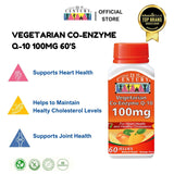 Vegetarian Co-Enzyme Q-10 100mg 60's