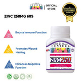 Zinc 250mg Tab 60's