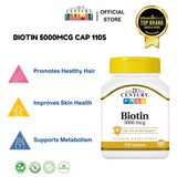 Biotin 5,000mcg 110's