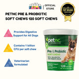 Pet - PetNC Pre & Probiotic Soft Chews - 120 Soft Chews (Veterinarian Formulated)