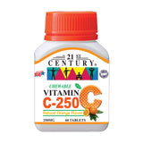 Chewable Vitamin C 250mg Orange 100's