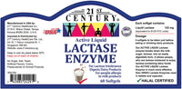 Active Liquid Lactase Enzymes 125mg 60's