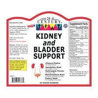 *NEW* 21st Century Kidney and Bladder Support (60 Vegan Gummies)