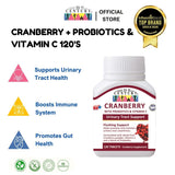 Cranberry with Probiotics & Vitamin C 120s (New Packaging)