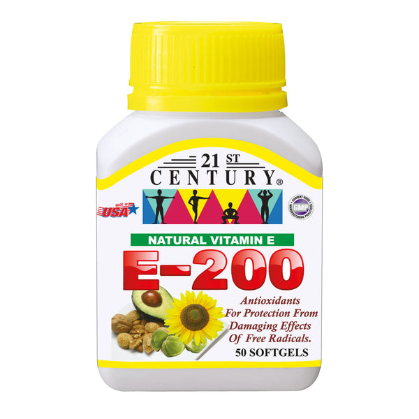 Vitamin E-200 (Natural) 50's
