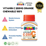 Chewable Vitamin C 250mg Orange 100's