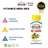 Vitamin E-400 (Natural) 100's