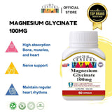 *NEW* 21st Century Magnesium Glycinate 100mg with Magnesium Glycinate 60 Capsules