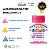 Women's Probiotics 50 Billion 60 vegetarian capsules