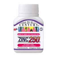 Zinc 250mg Tab 60's