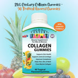 21st Century Collagen 90 Fruit Pectin Gummies (NEW Tropical Flavor)