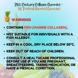 21st Century Collagen 90 Fruit Pectin Gummies (NEW Tropical Flavor)
