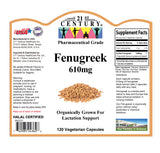 New* Fenugreek 610mg 120's