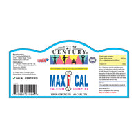 Maxi Cal 60's (Calcium + Vitamin D)
