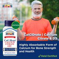 CalCiDrate Calcium Citrate 600mg + D3 120's