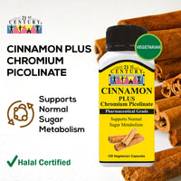 Cinnamon Plus Chromium Picolinate 120's