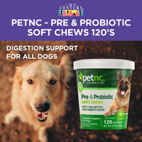 Pet - PetNC Pre & Probiotic Soft Chews - 120 Soft Chews (Veterinarian Formulated)