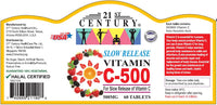 Vitamin C 500mg Slow Release 60's