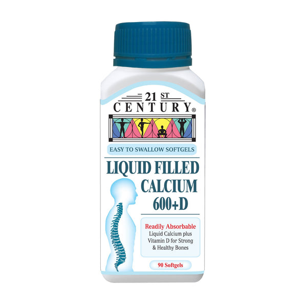 Liquid Filled Calcium 600+D 90's