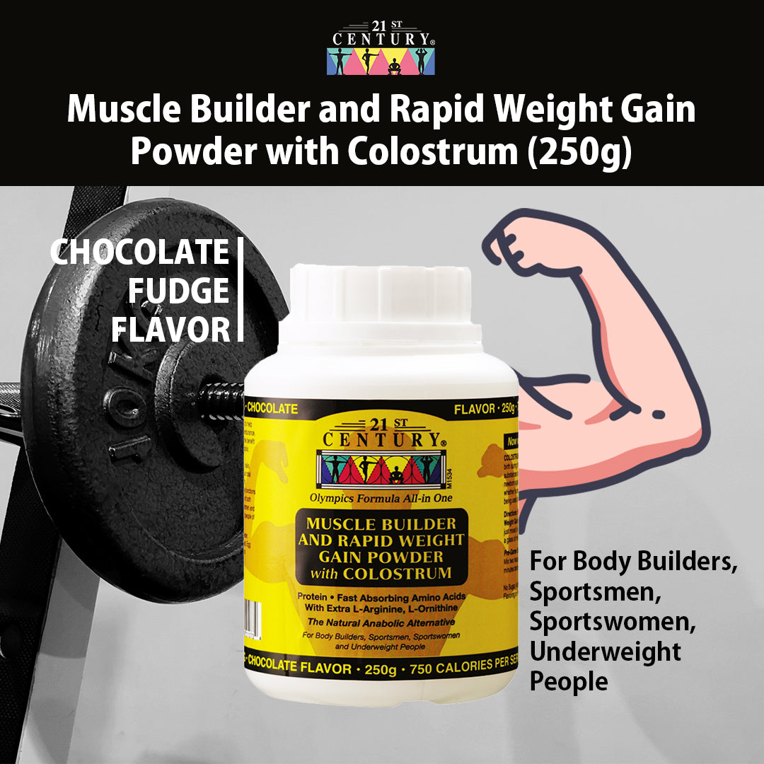 Muscle Builder & Rapid Weight Gain Powder with Colostrum (Chocolate Fl